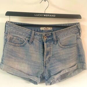 Hollister Women's Light Blue Jean Shorts
